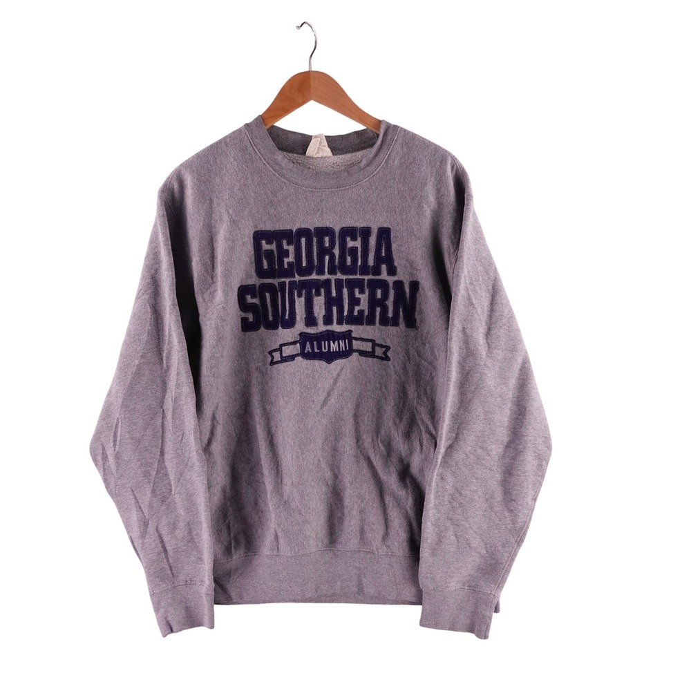 Vintage Pro-Weave Georgia Southern Alumni Sweatshirt Mens Large Gray Pullover